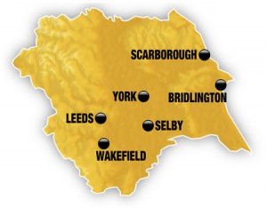 Tour de Yorkshire 2015 map