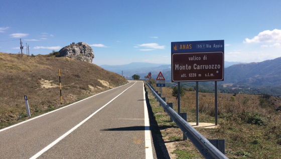 Day 2 – Gaeta to Avellino– 100 miles, 7,009 ft